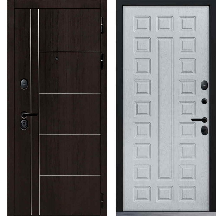 Входная дверь Command Doors Techno 01 Альберо браш грей