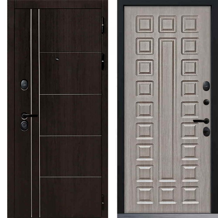 Входная дверь Command Doors Techno 01 Белая лиственница