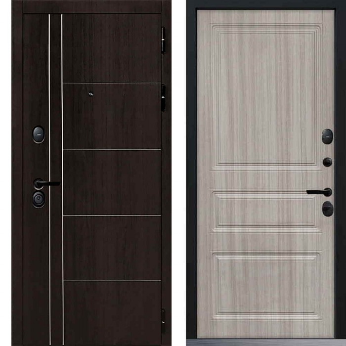 Входная дверь Command Doors Techno 02 Белая лиственница