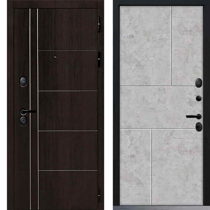 Входная дверь Command Doors Techno 38 Бетон молочный