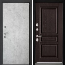 Входная дверь Дверной континент ДК-3 Лофт бетон натуральный 243 Фактурный шоколад