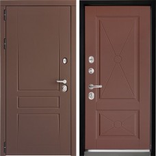 Входная дверь Дверной континент ДК-5 Ясень шоколад 617 Ясень шоколад