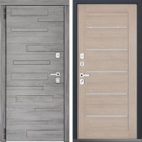 Входная дверь Дверной континент ДК-10 Дуб шале серебро Лиственница