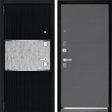 Входная дверь Дверной континент ДК-13 Софт черный 649 Софт графит абсолют