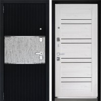 Входная дверь Дверной континент ДК-13 Софт черный Сосна прованс