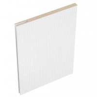 Комплект телескопического погонажа Белый рельеф софт