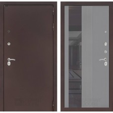 Классик антик медный с Зеркалом 32 тонированным - Серый рельеф софт