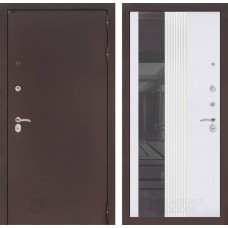 Классик антик медный с Зеркалом 32 тонированным - Белый рельеф софт