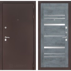 Классик антик медный 20 - Бетон темный, зеркальные вставки