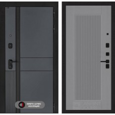 Эволаб 30 - Серый рельеф софт 880х2050 левая