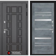 Нью-Йорк 20 - Бетон темный, зеркальные вставки