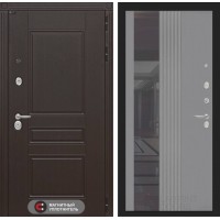 Мегаполис с Зеркалом 32 тонированным - Серый рельеф софт