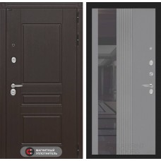 Мегаполис с Зеркалом 32 тонированным - Серый рельеф софт