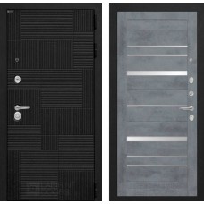 Пазл 20 - Бетон темный, зеркальные вставки