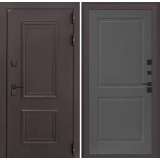 Входная дверь Полярис лайт 11 - Графит софт