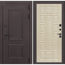 Входная дверь Полярис лайт 12 - Беленый дуб