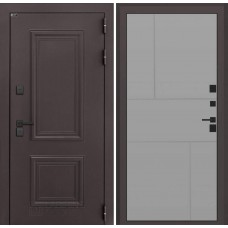Входная дверь Полярис лайт 21 - Грей софт