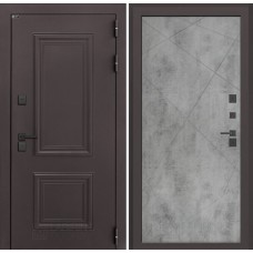 Входная дверь Полярис лайт 24 - Бетон светлый