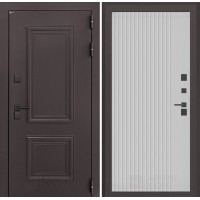 Входная дверь Полярис лайт 29 - Белый рельеф софт