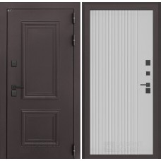 Входная дверь Полярис лайт 29 - Белый рельеф софт