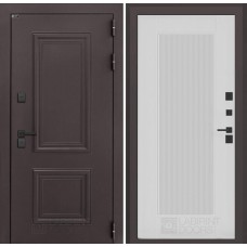 Входная дверь Полярис лайт 30 - Белый рельеф софт