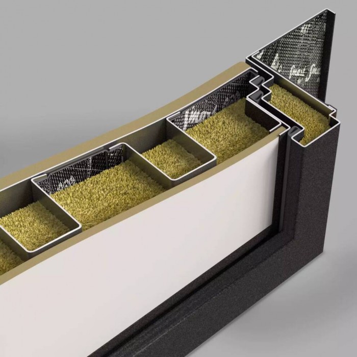 Входная дверь Лабиринт Смартлаб 14 - Эковенге горизонтальный