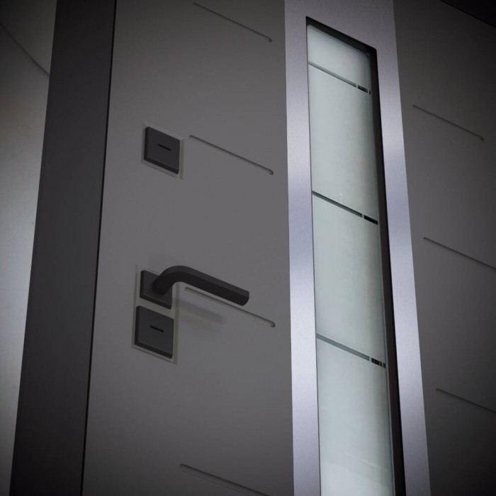 Входная дверь Лабиринт TUNDRA Plus с терморазрывом и стеклопакетом