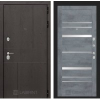 Урбан 20 - Бетон темный, зеркальные вставки