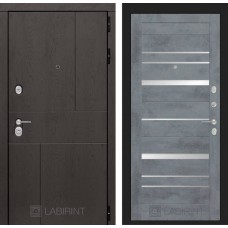 Урбан 20 - Бетон темный, зеркальные вставки