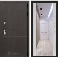 URBAN с Зеркалом Максимум - Сандал белый 880х2050 правая