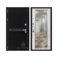 Президент S1Z, цвет графит с блестками антик, панель - президент s1z цвет сандал белый + зеркало maxi