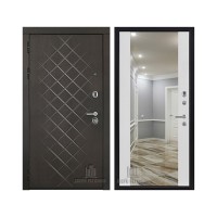 Президент Люкс зеркало, цвет горький шоколад, панель - президент люкс зеркало цвет сандал белый + зеркало infinity