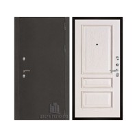 Уличная Термо 3, цвет антик темное серебро, панель - вена цвет белая патина