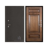 Уличная Термо 3, цвет антик темное серебро, панель - рим багет цвет коньяк