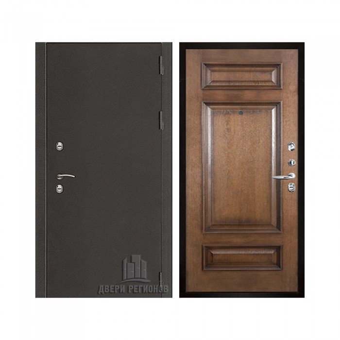 Уличная Термо 3, цвет антик темное серебро, панель - рим багет цвет коньяк