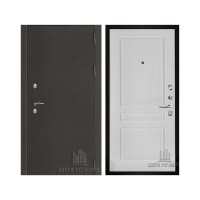 Уличная Термо 3, цвет антик темное серебро, панель - турин цвет эмаль белая