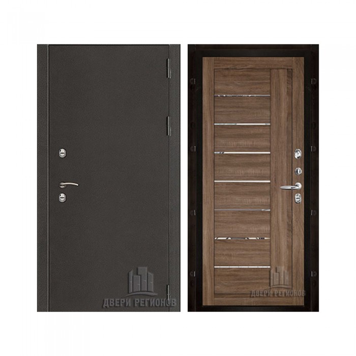 Уличная Термо 3, цвет антик темное серебро, панель - light 2110 (зеркало) цвет серый велюр