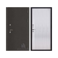 Уличная Термо 3, цвет антик темное серебро, панель - термо 3 цвет венге светлый