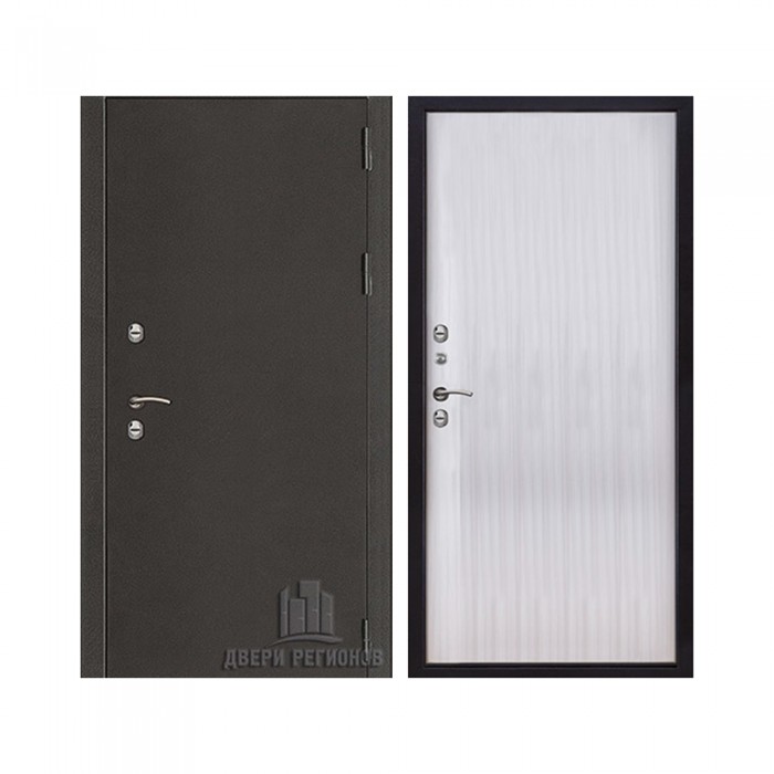 Уличная Термо 3, цвет антик темное серебро, панель - термо 3 цвет венге светлый