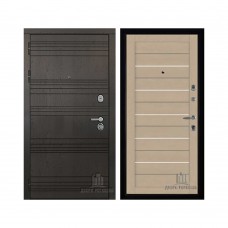Со сменными панелями Министр, цвет горький шоколад, панель - light 2127 цвет кремовый soft