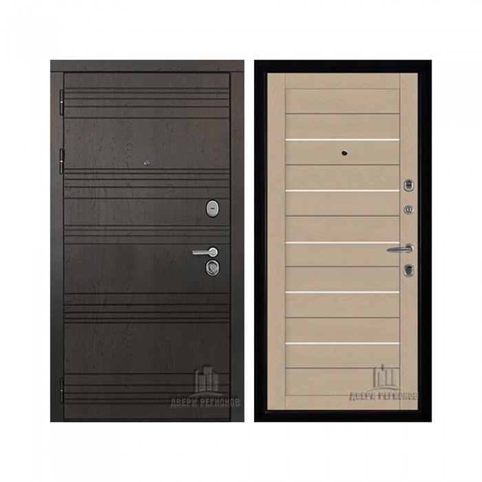 Со сменными панелями Министр, цвет горький шоколад, панель - light 2127 цвет кремовый soft