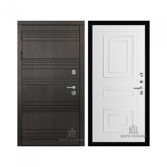 Со сменными панелями Министр, цвет горький шоколад, панель - 62001 цвет белая серена