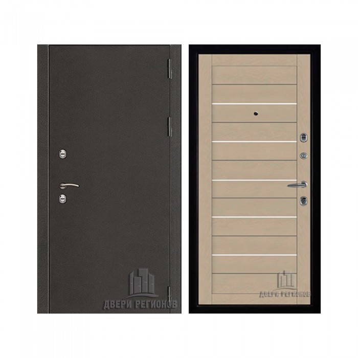 Уличная Термо 3, цвет антик темное серебро, панель - light 2127 цвет кремовый soft