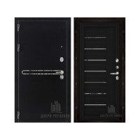 Президент S1Z, цвет графит с блестками антик, панель - light 2110 (зеркало) цвет шоко велюр