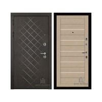 Президент Люкс зеркало, цвет горький шоколад, панель - light 2127 цвет кремовый soft