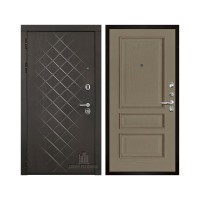 Президент Люкс зеркало, цвет горький шоколад, панель - вена цвет нефрит