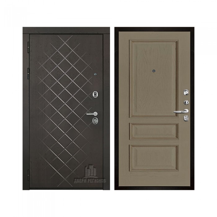 Президент Люкс зеркало, цвет горький шоколад, панель - вена цвет нефрит