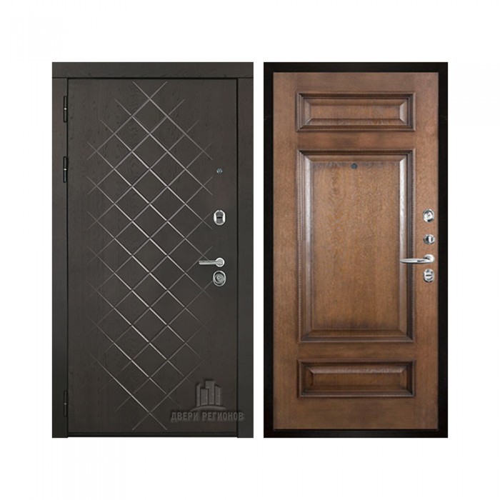 Президент Люкс зеркало, цвет горький шоколад, панель - рим багет цвет коньяк