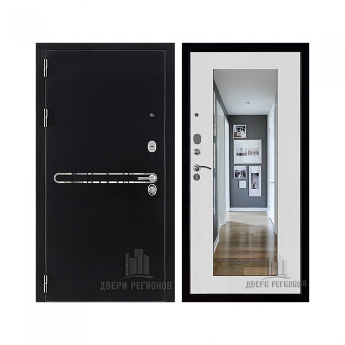 Президент S1Z, цвет графит с блестками антик, панель - зеркало maxi цвет белый сандал