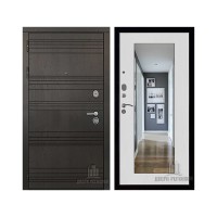 Со сменными панелями Министр, цвет горький шоколад, панель - зеркало maxi цвет белый сандал